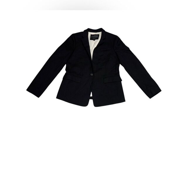 J CREW women’s black REGENT wool blend blazer in four-season stretch size 8 - Picture 3 of 9